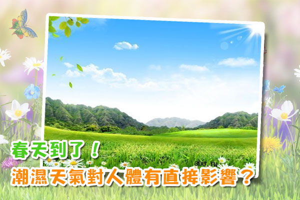 春天到了！潮濕天氣對人體有直接影響？